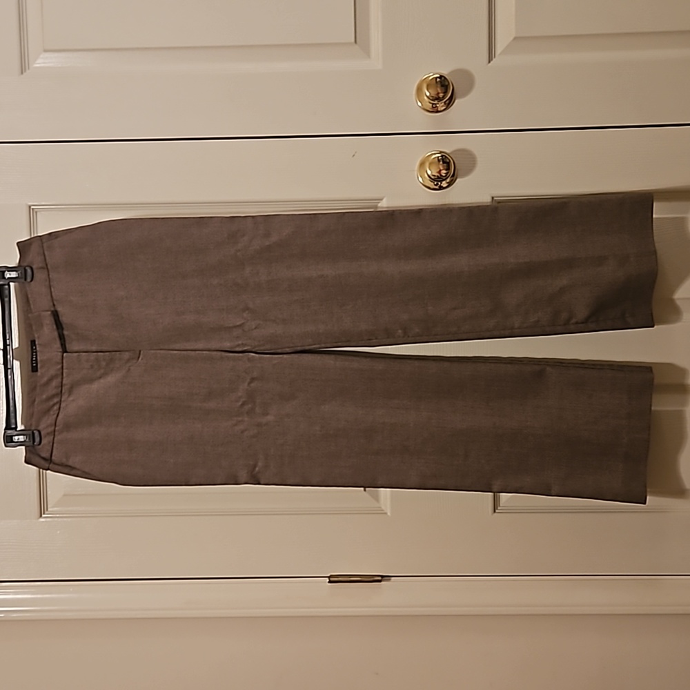 Brown Wide Leg Dress Pants
